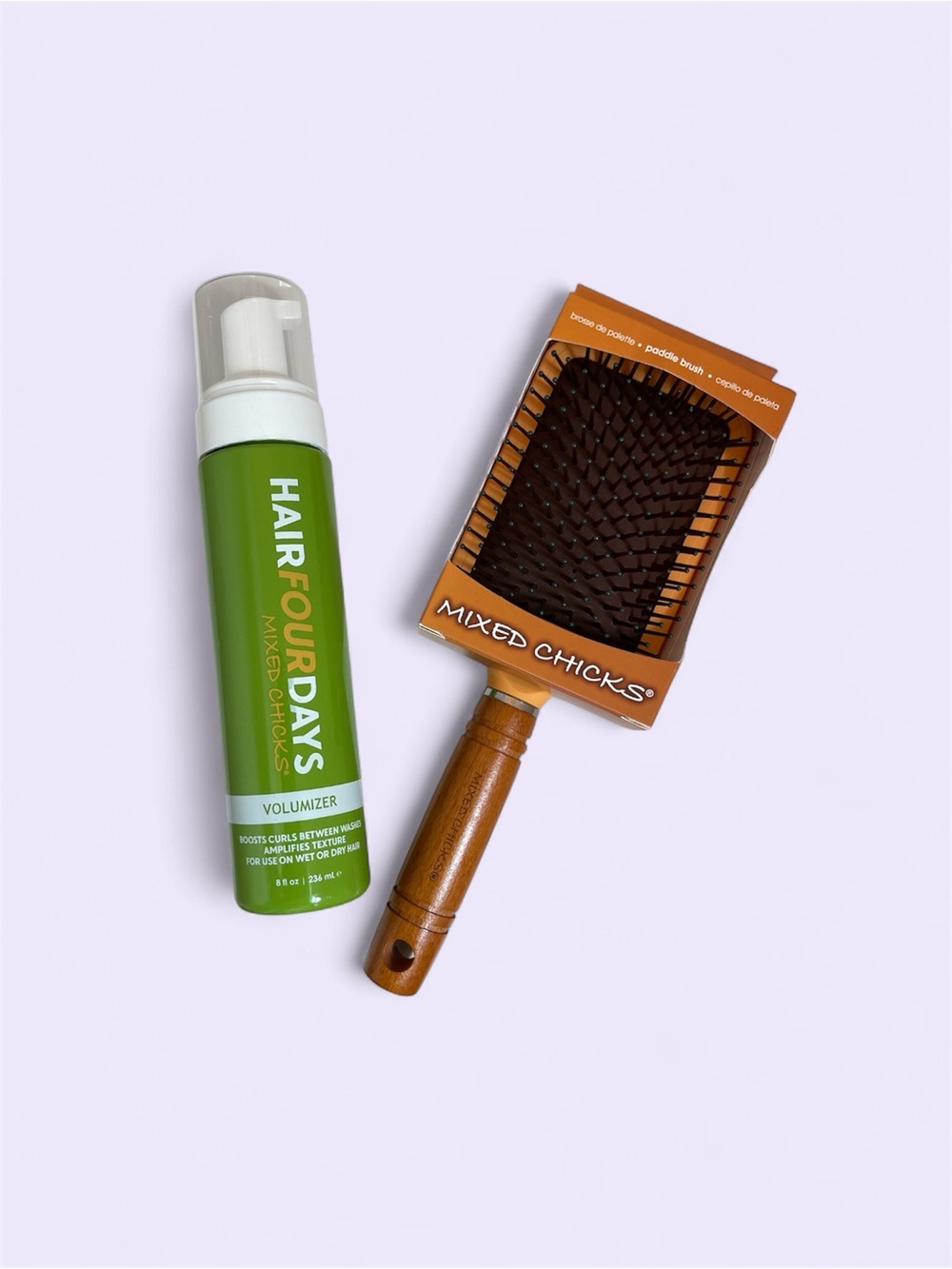 Mixed Chicks Volumizer and Paddle Brush